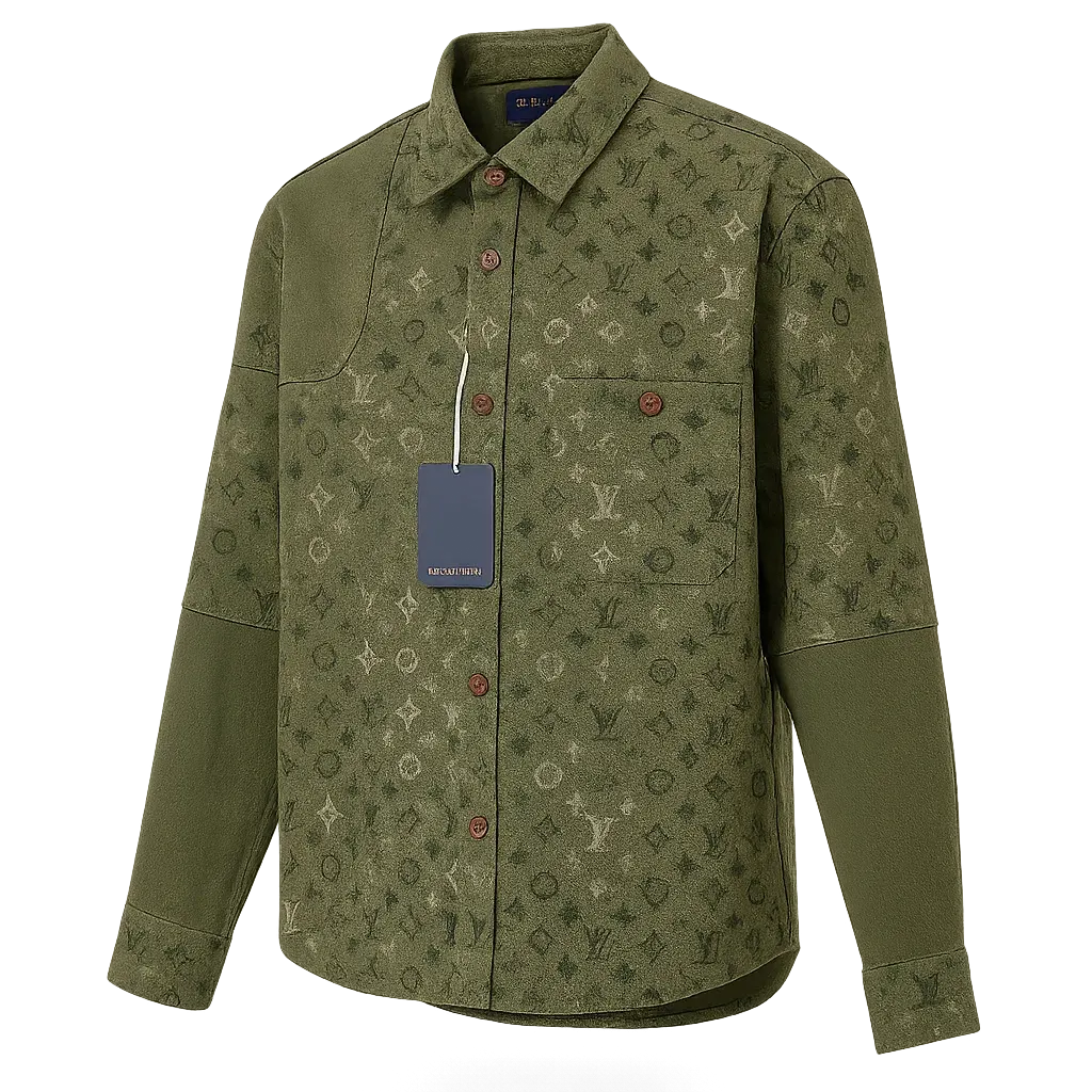 Lou!s Vuitton monogram patterned shirt
