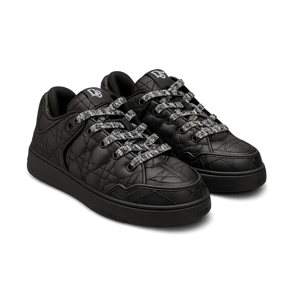 D!or B9S quilted sneakers with monogram laces - Multiple Colors Available