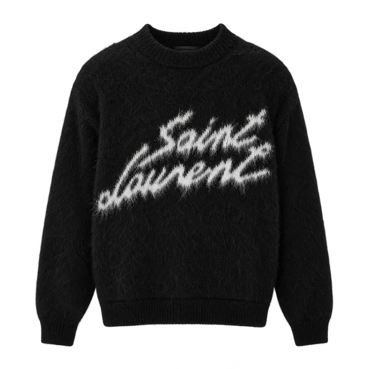 S4int Laurent Script Logo Knit Sweater – Multiple Colors Available