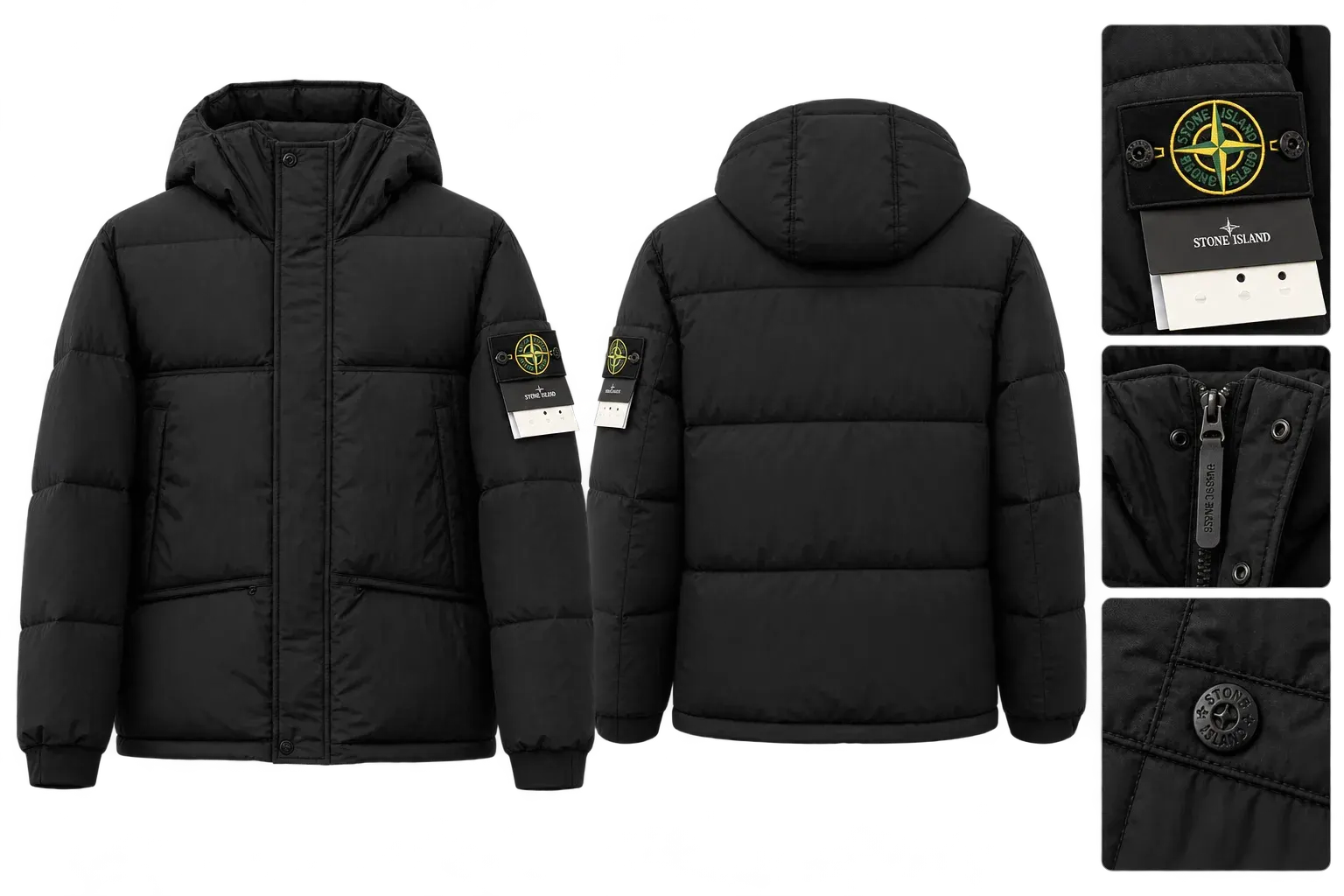 St0ne Island style hooded puffer jacket - Multiple Colors Available