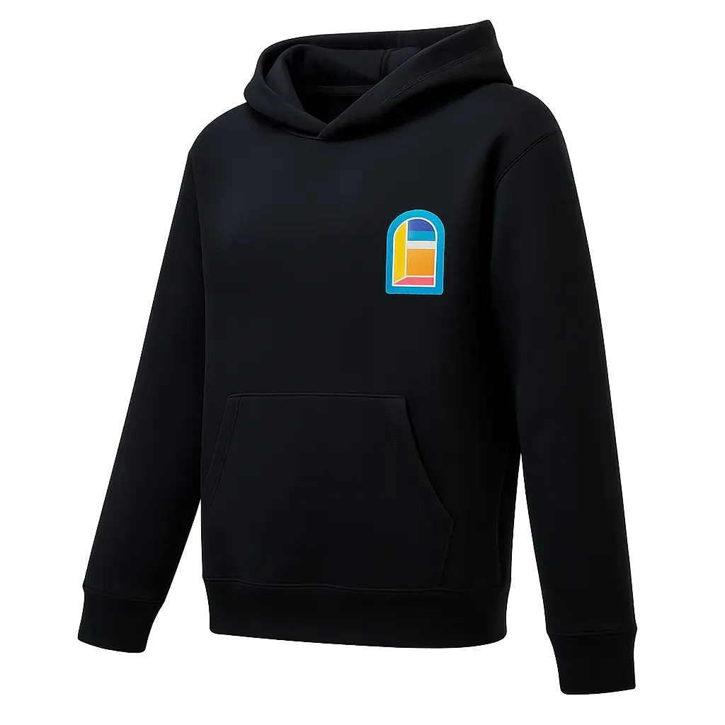 C4ctus Jack style hoodie with colorful chest graphic - Multiple Colors Available