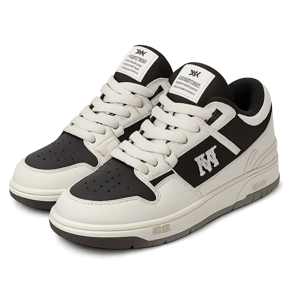 WHITE/BLACK