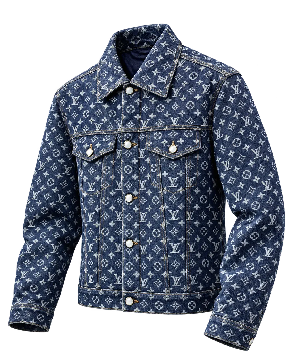 Lou!s Vuitton monogram denim jacket