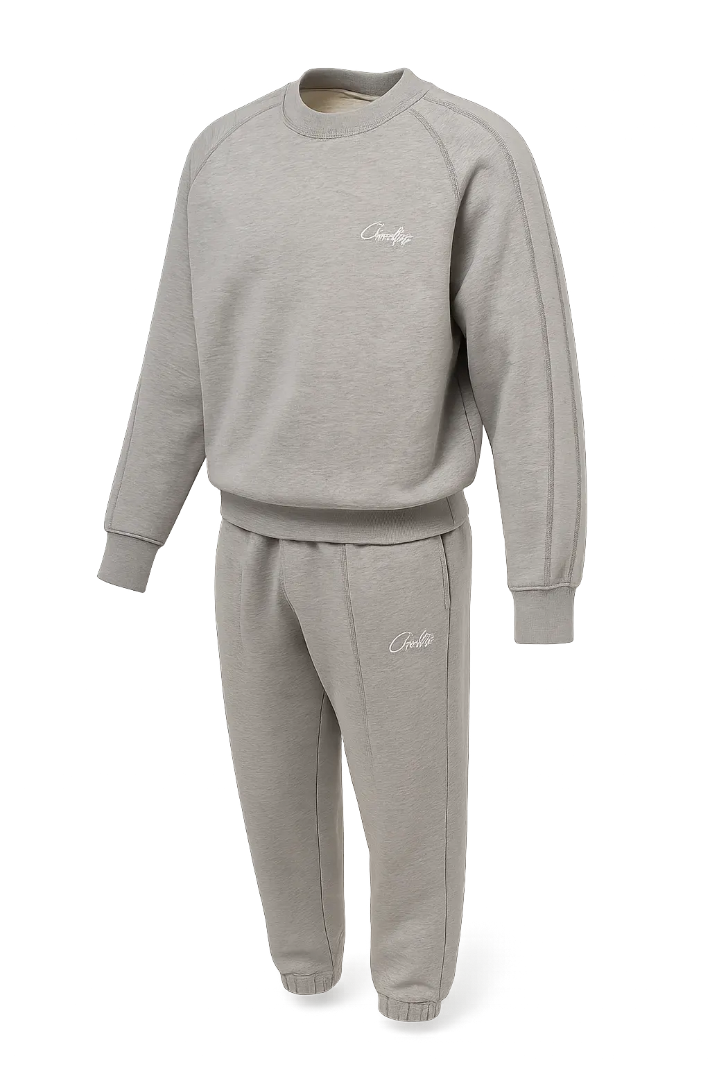 Cr0tty gray sweatshirt and pants set - Multiple Colors Available
