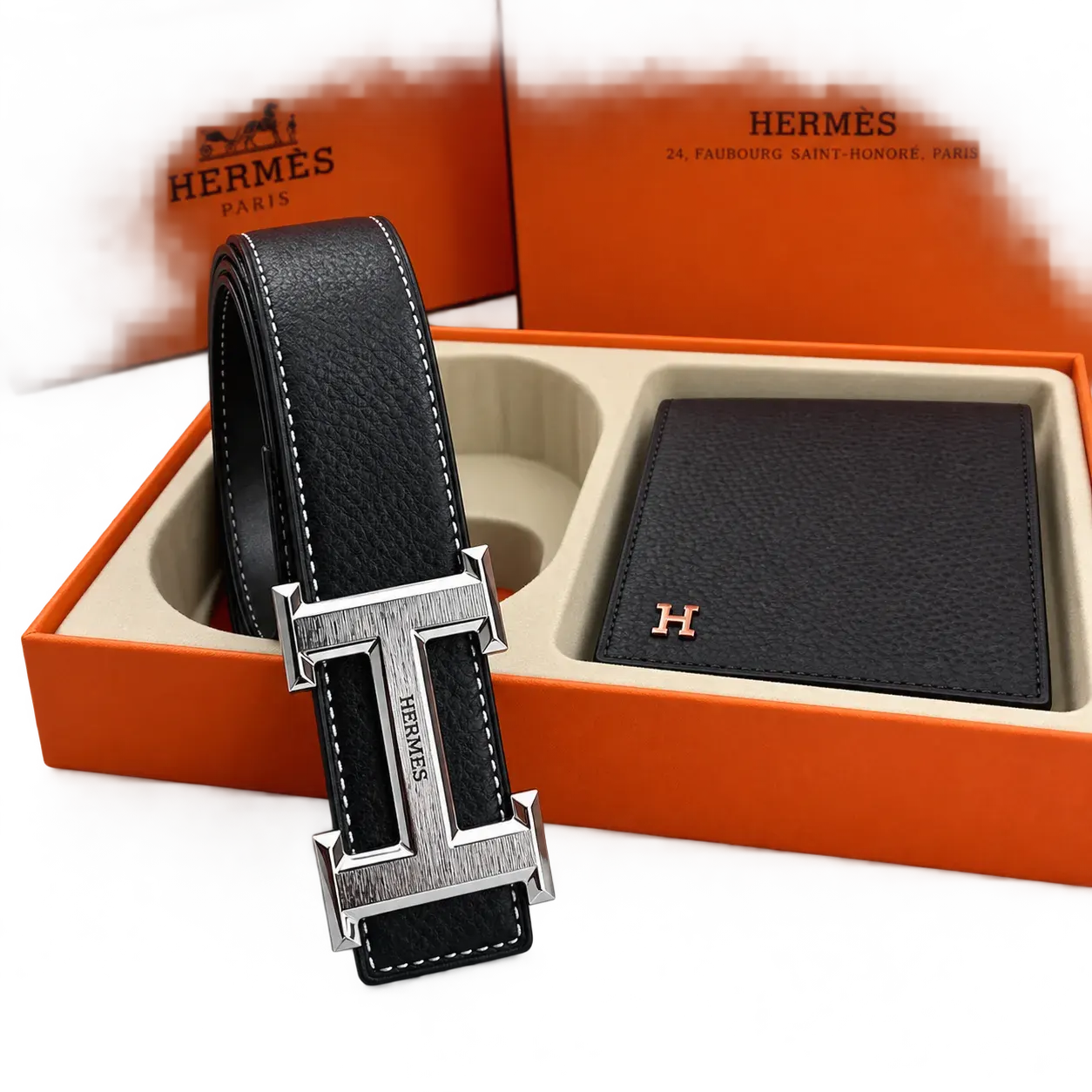 Gucc! GG Monogram Belt with Interlocking G Buckle - Multiple Colors Available