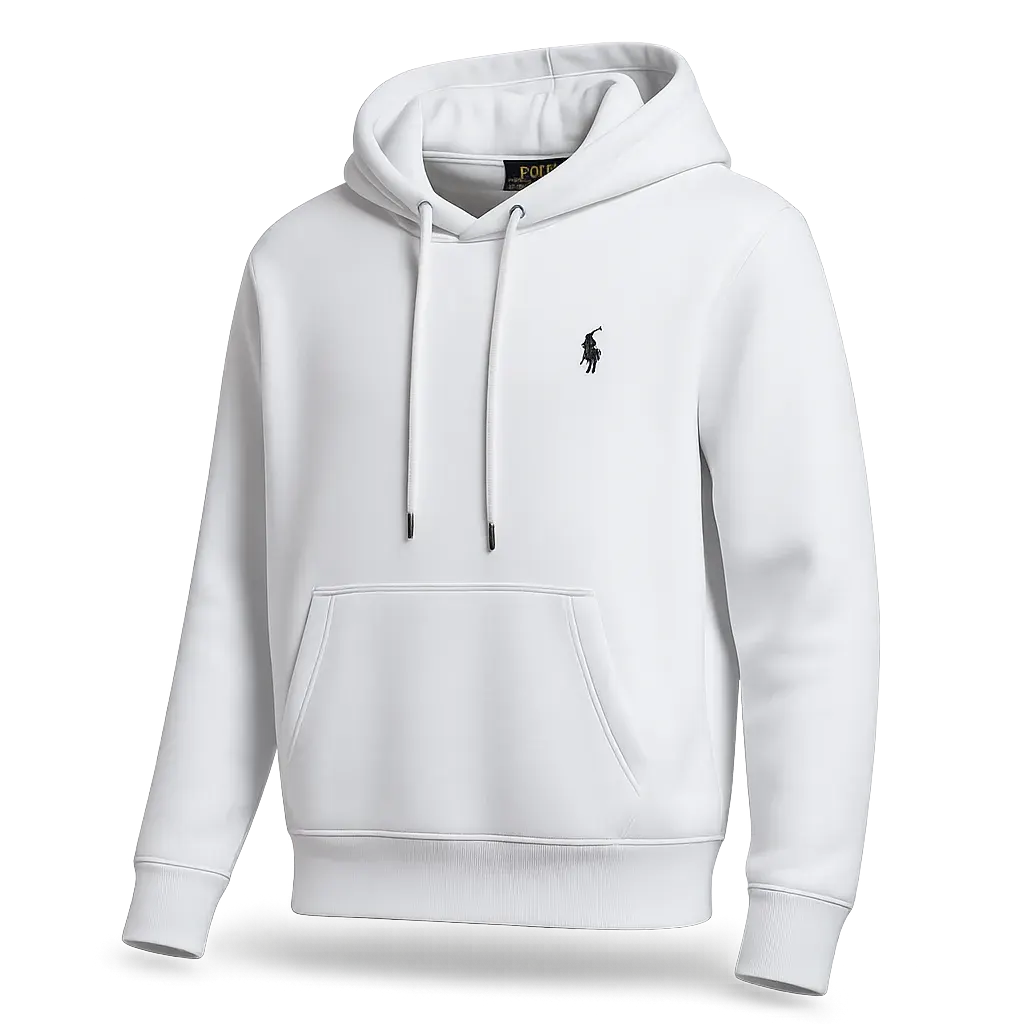 Pullover white (black label)