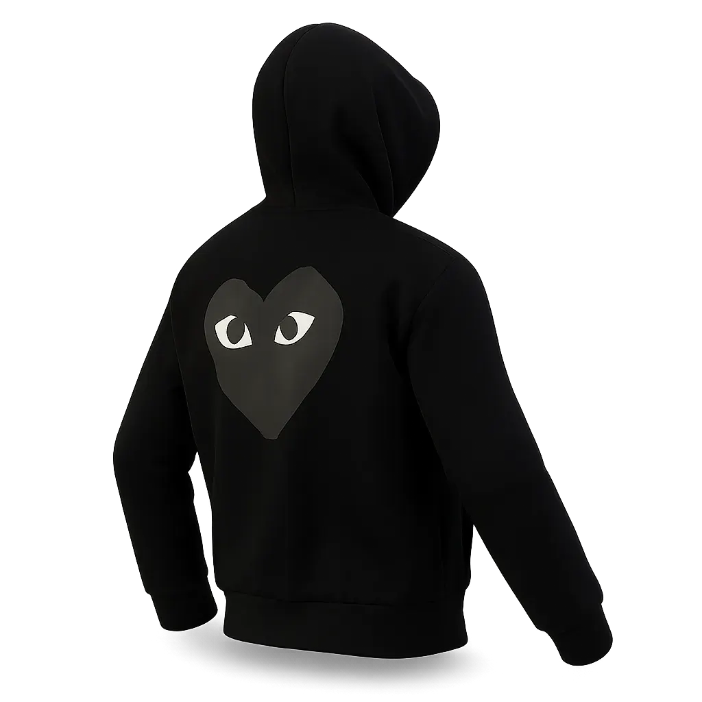 C0mme des Garcons C0me des Garc0ns Play heart logo black - Multiple Colors Available