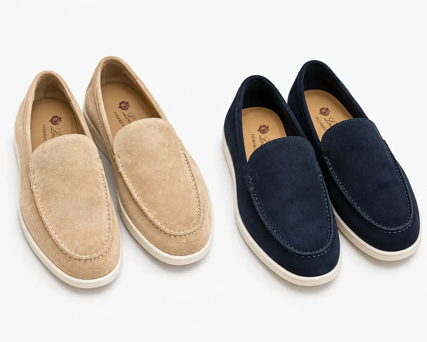 L0ro Piana Summer Walk Suede Loafers – Multiple Colors Available