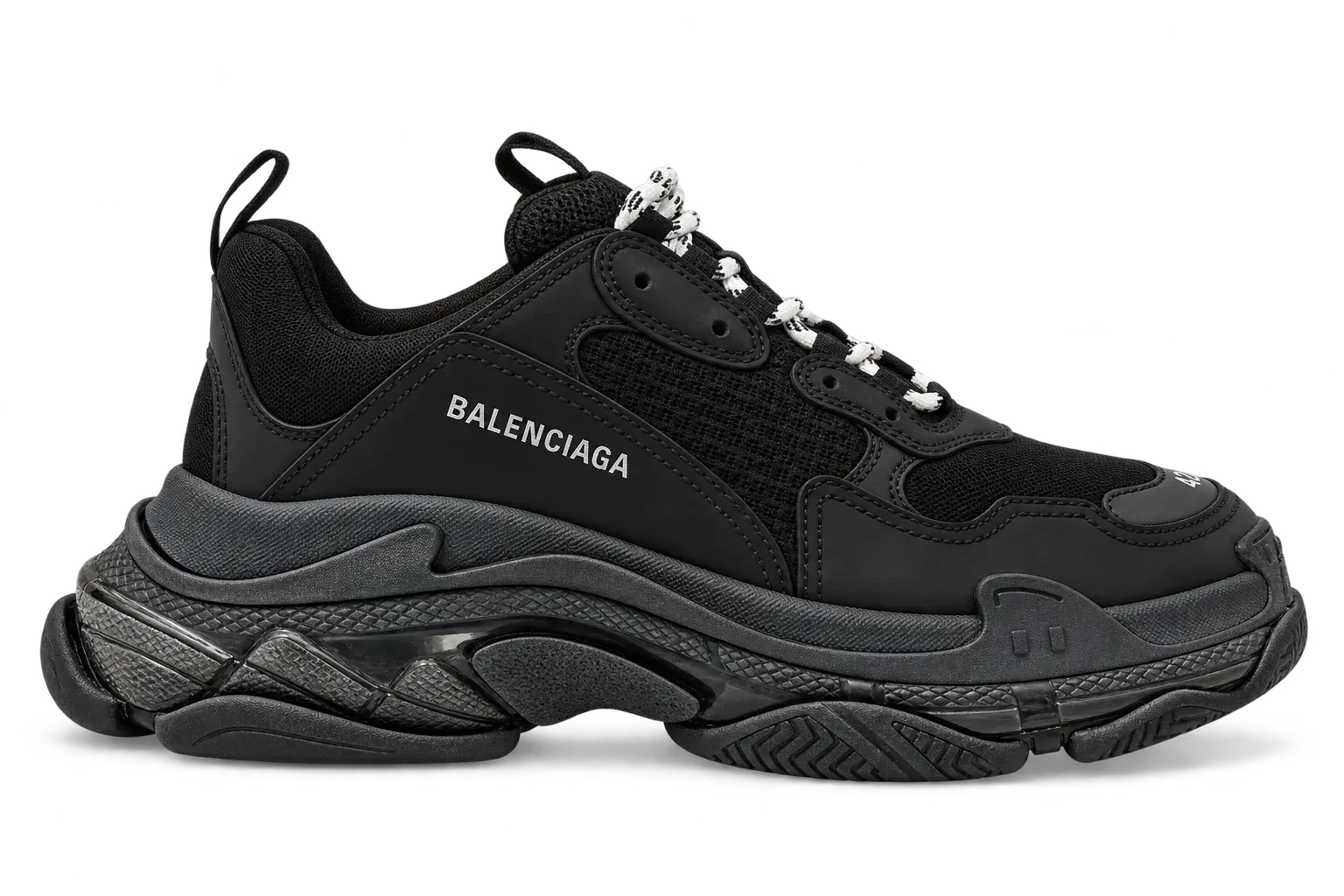 Ba1enciaga Triple S black sneakers - Multiple Colors Available