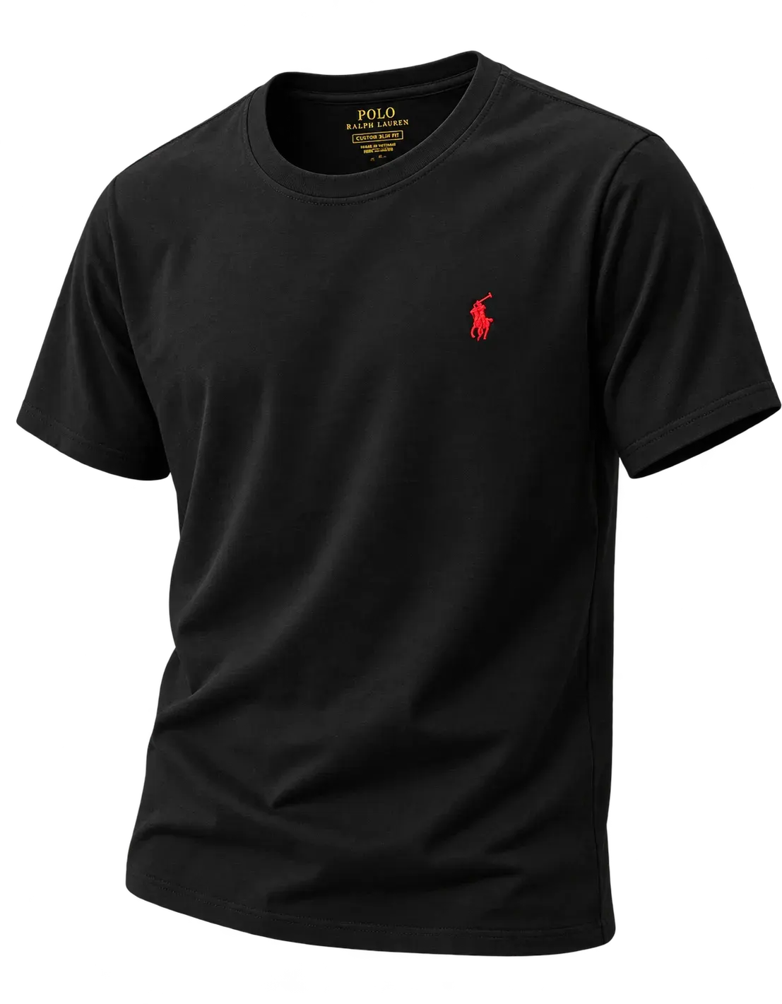Po1o Ralph Lauren short sleeve T-shirt with red logo - Multiple Colors Available