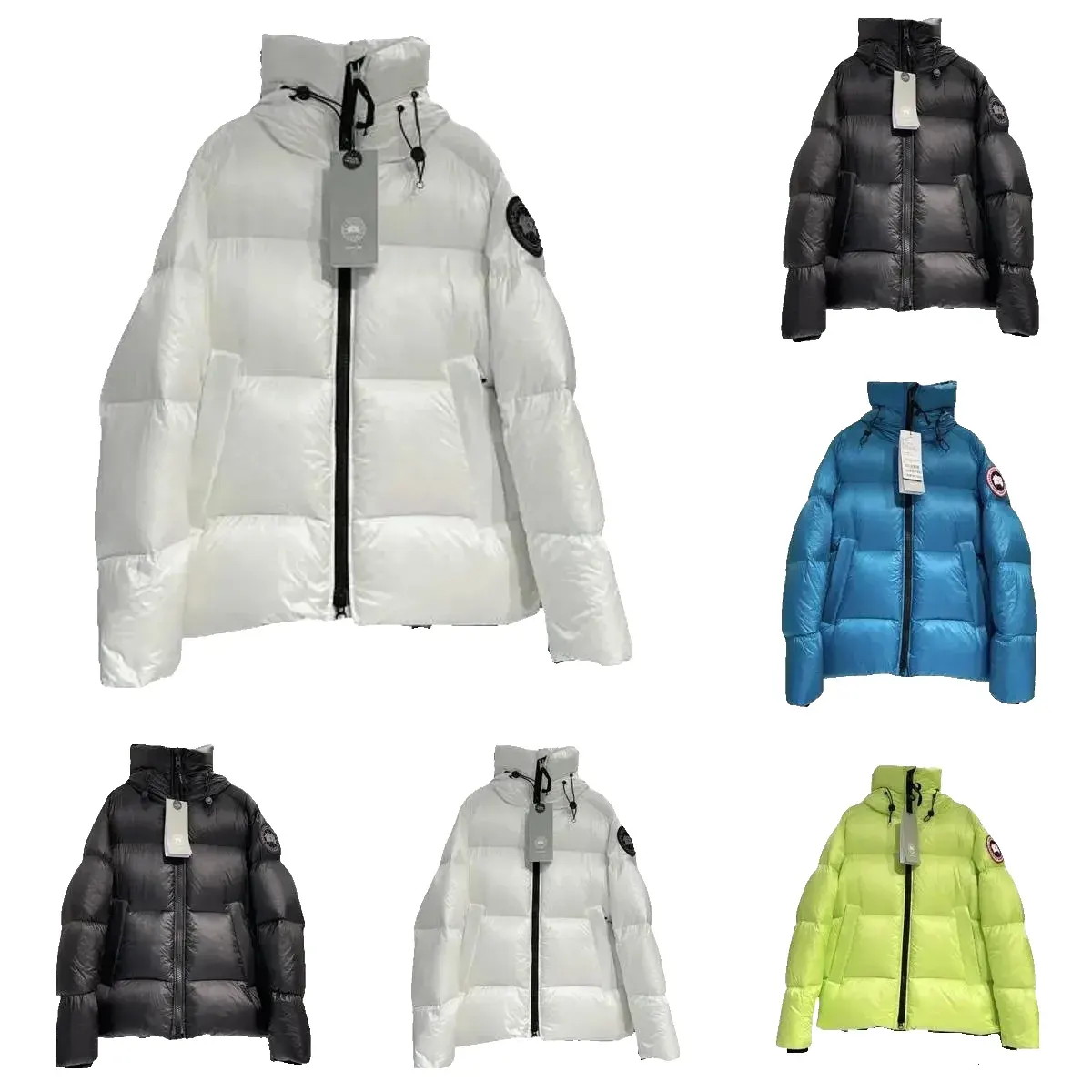 Canada G00se style puffer jacket with hood - Multiple Colors Available