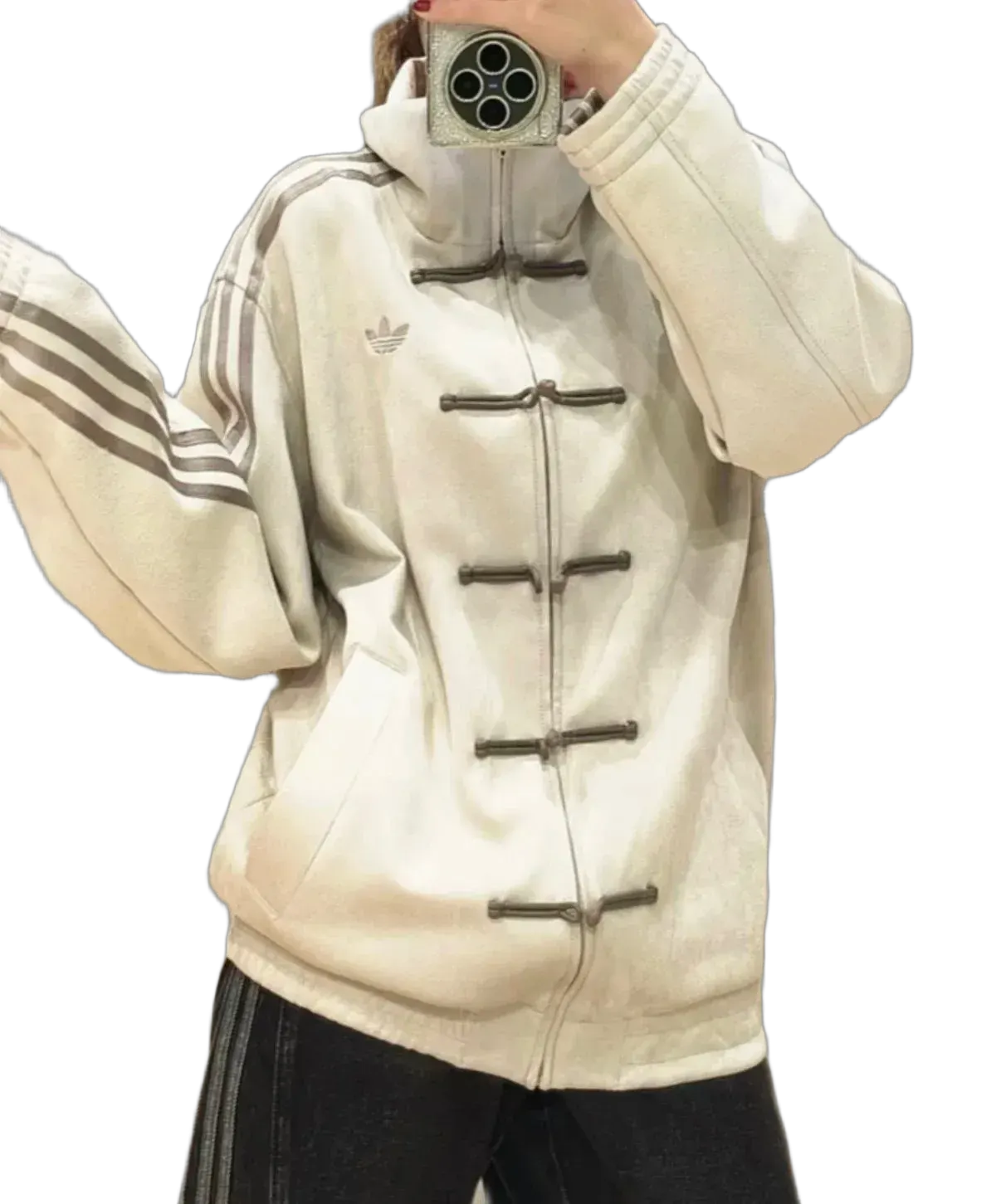 Grayish white