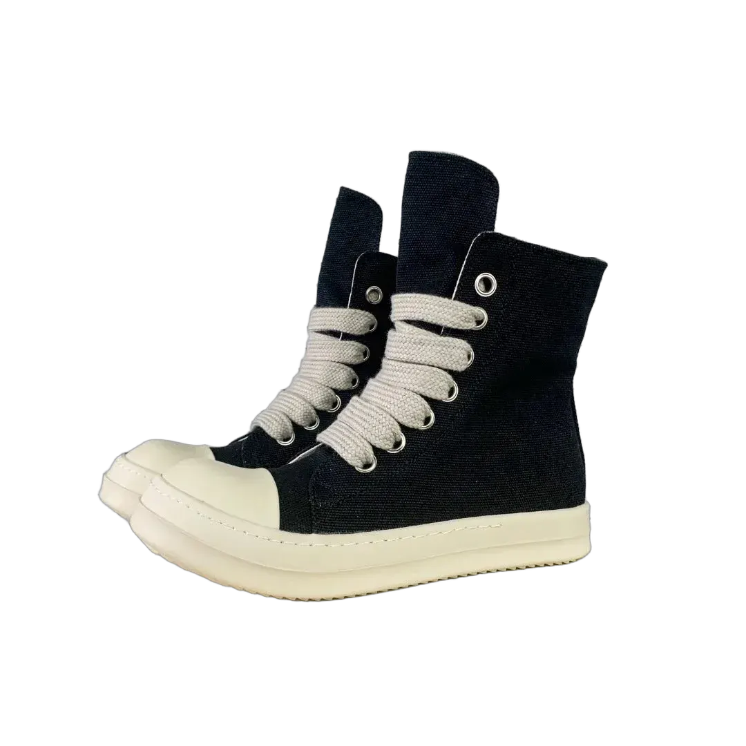 Black canvas with a rough texture