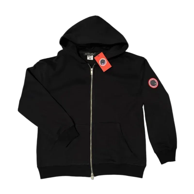 Black red label (zipper）