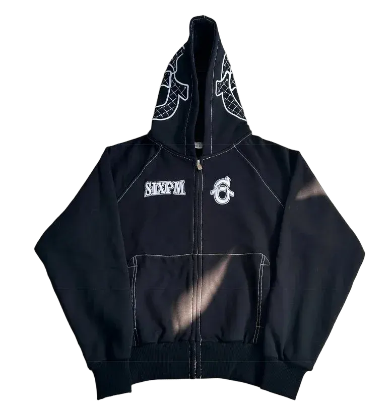 6P.M. Icons Zip-Up Hoodie