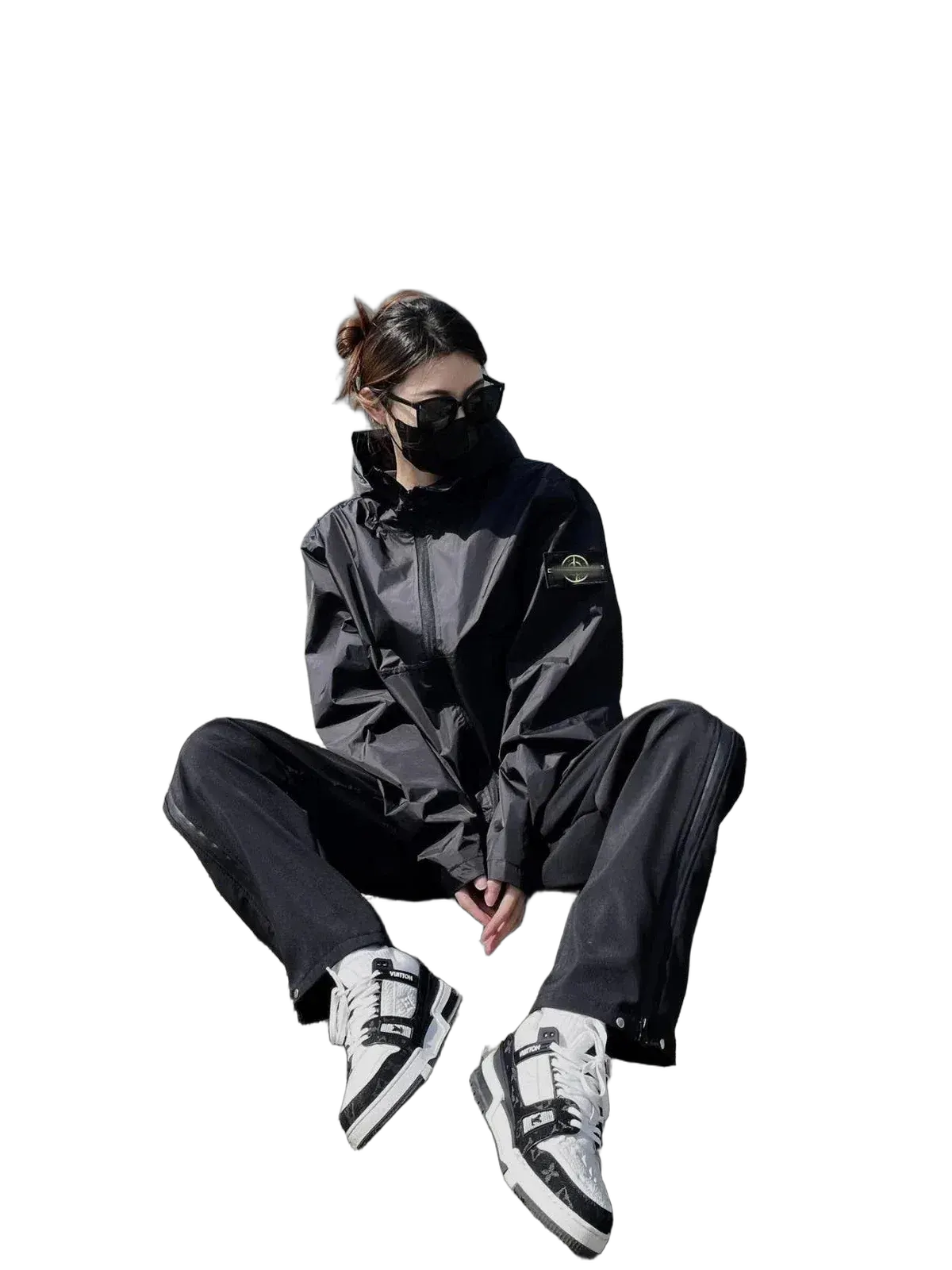 St0ne Island Compass-Badge Hooded Jacket