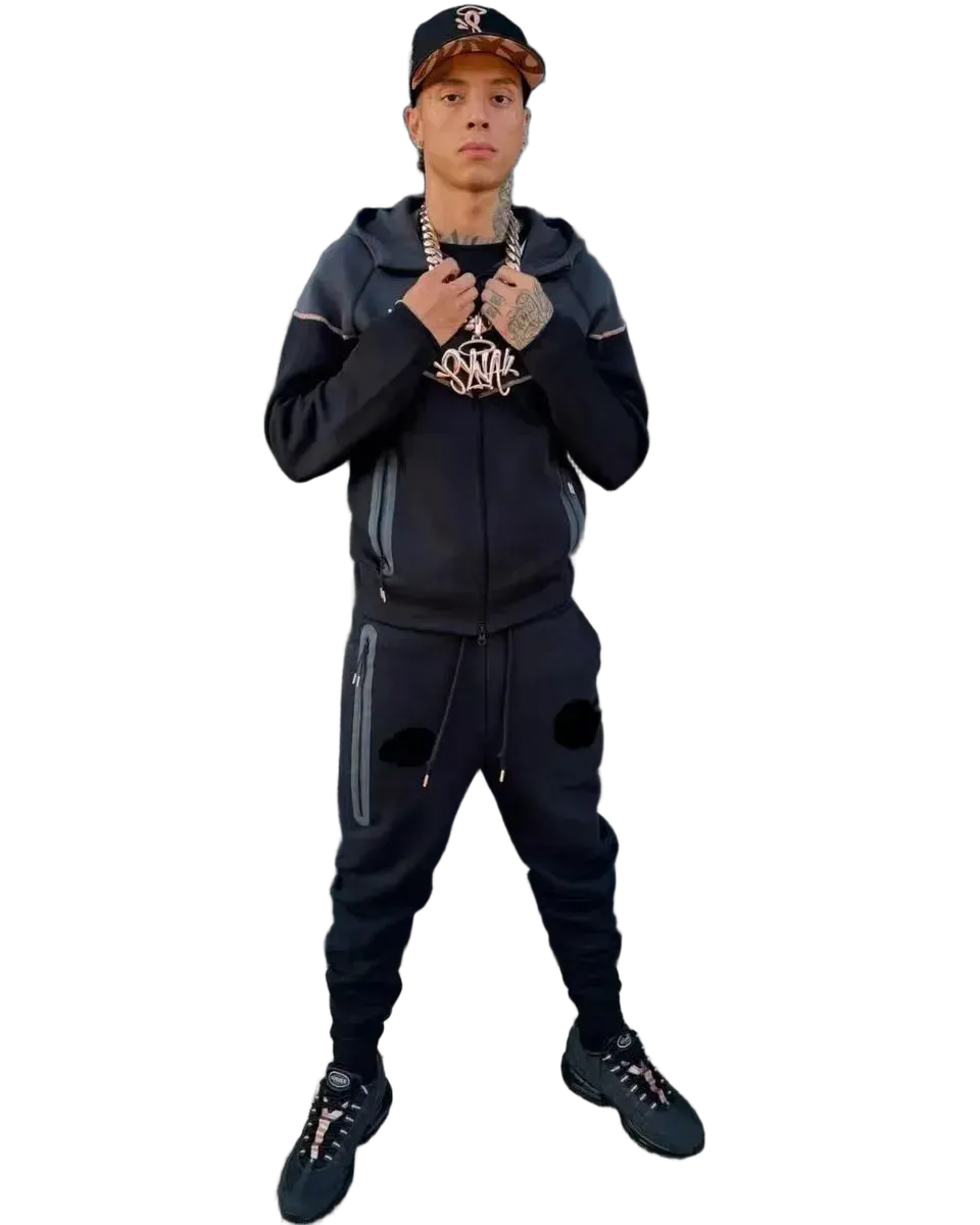 N!ke Tech Fleece Tracksuit - Black