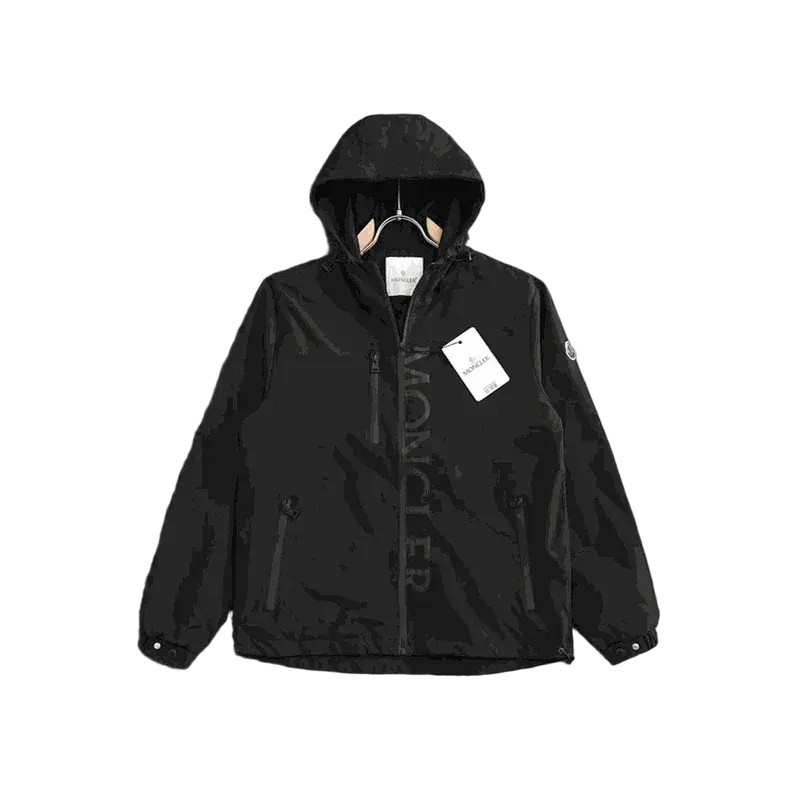 M0ncler hooded jacket with logo detail - Multiple Colors Available