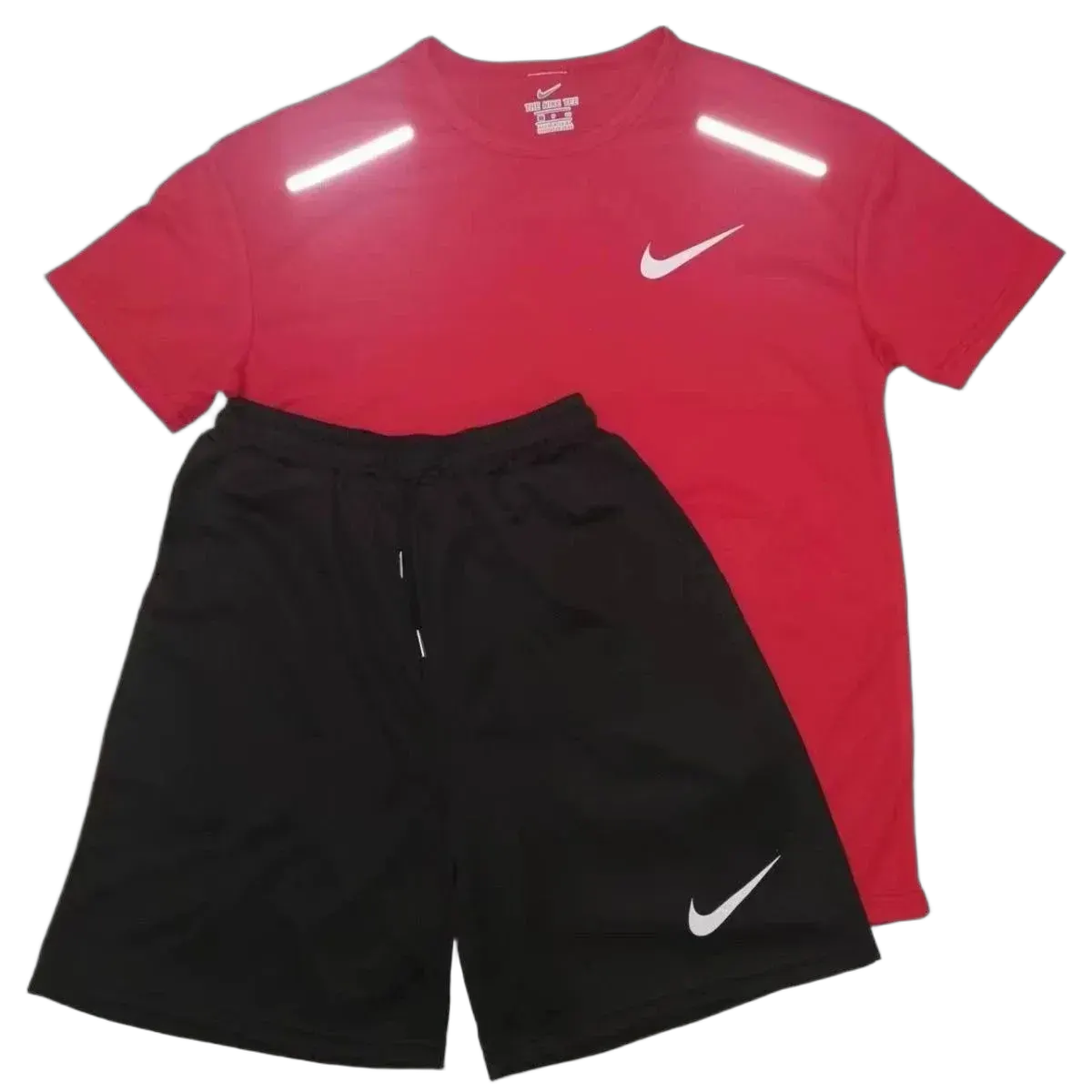 N!ke reflective T-shirt and shorts set - Multiple Colors Available