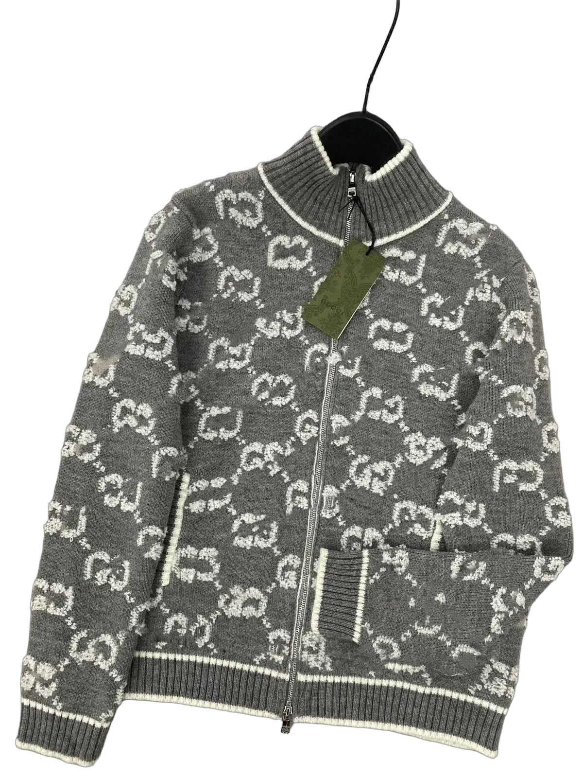 Gucc! GG Zip-Up Cardigan - Multiple Colors Available