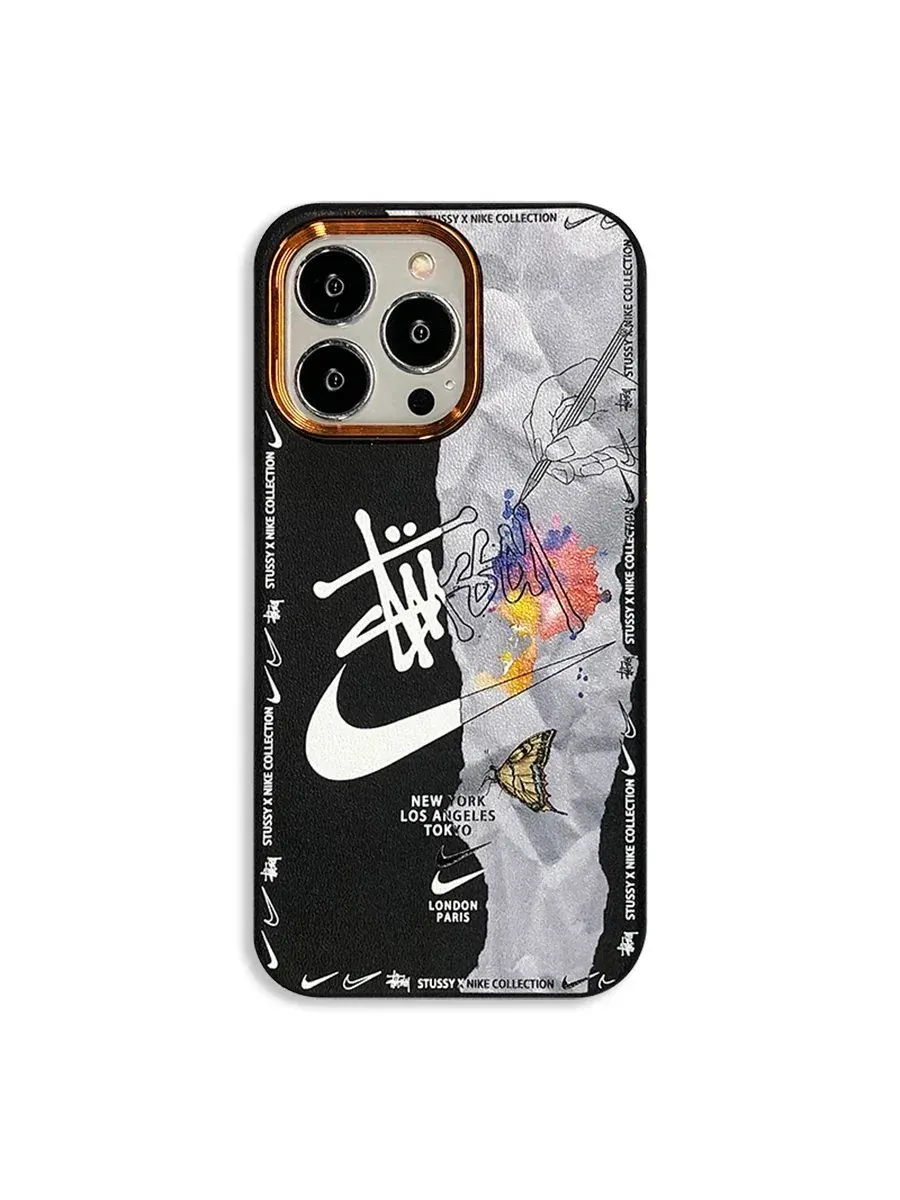 Stu5sy x N!ke Graphic Phone Case
