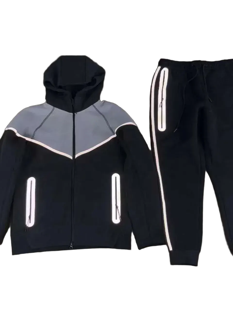 N!ke Hooded Jacket & Joggers Set - Multiple Colors Available