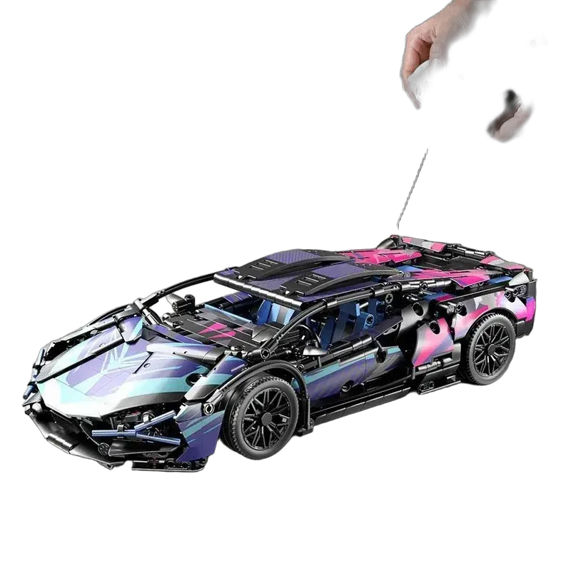 Cyberpunk Supercar Building Set