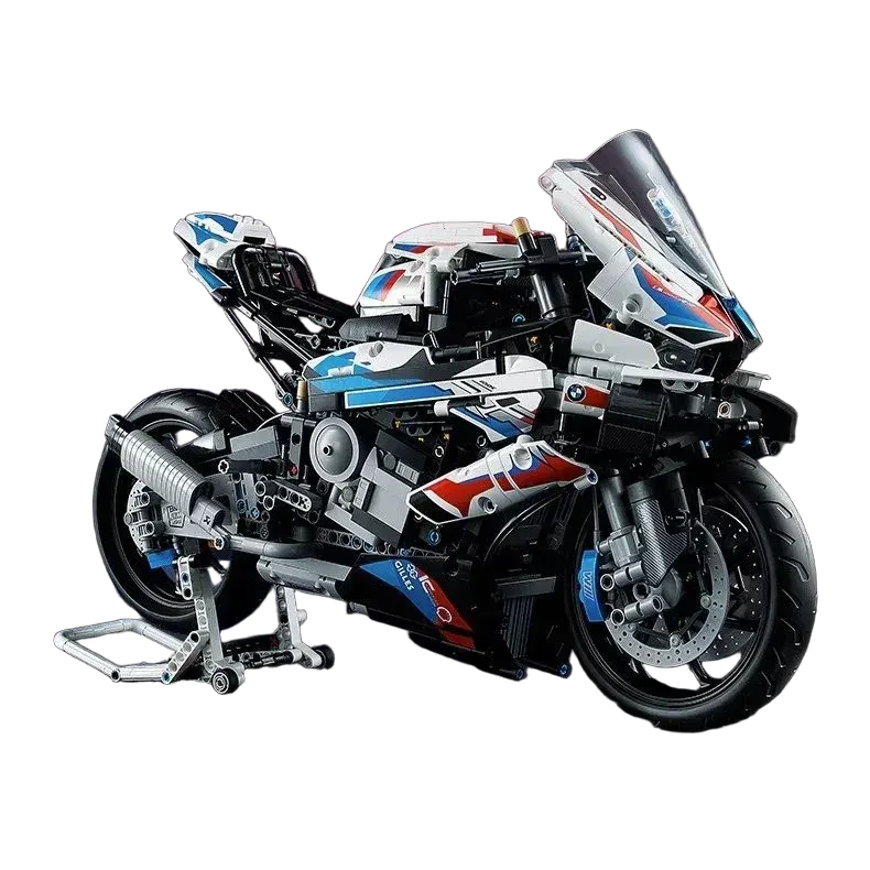 BMW-Style Motorcycle Building Set