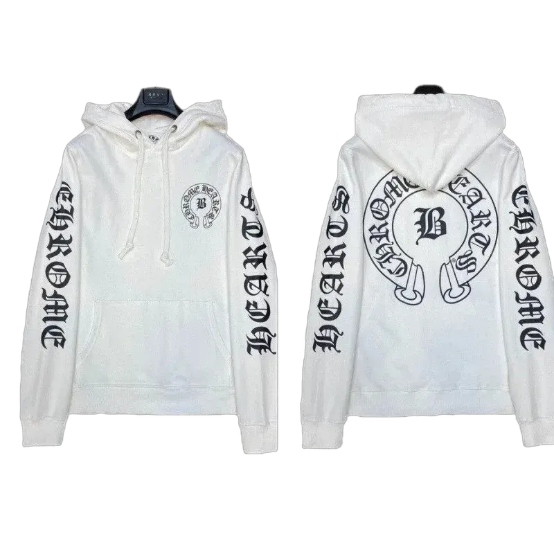 Chr0me Hearts Gothic-Logo Zip Hoodie