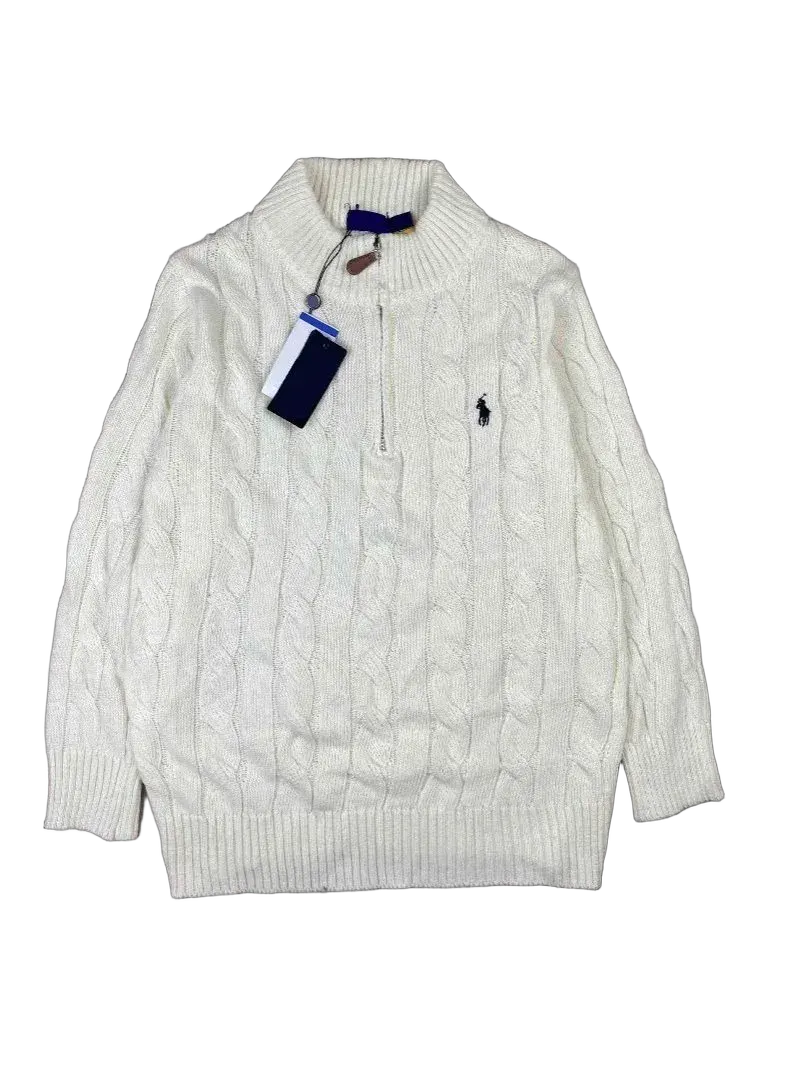 Po1o Ralph Lauren Cable-knit Half-zip Sweater