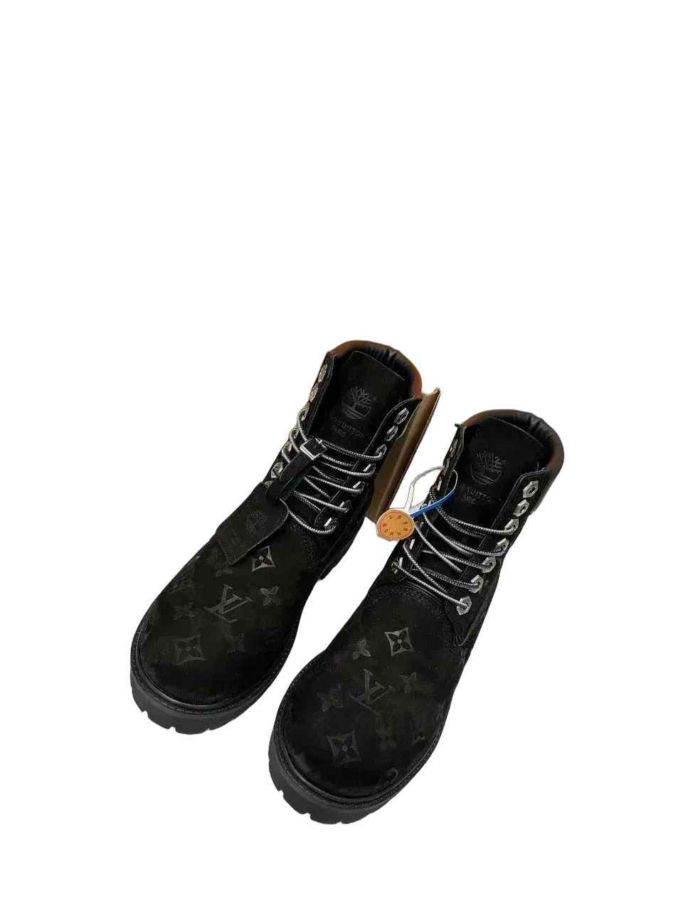 Lou!s Vuitton Monogram Lace-Up Boots