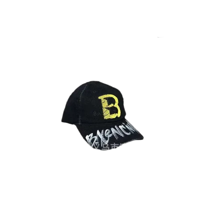 Ba1enciaga B Logo Graffiti Cap