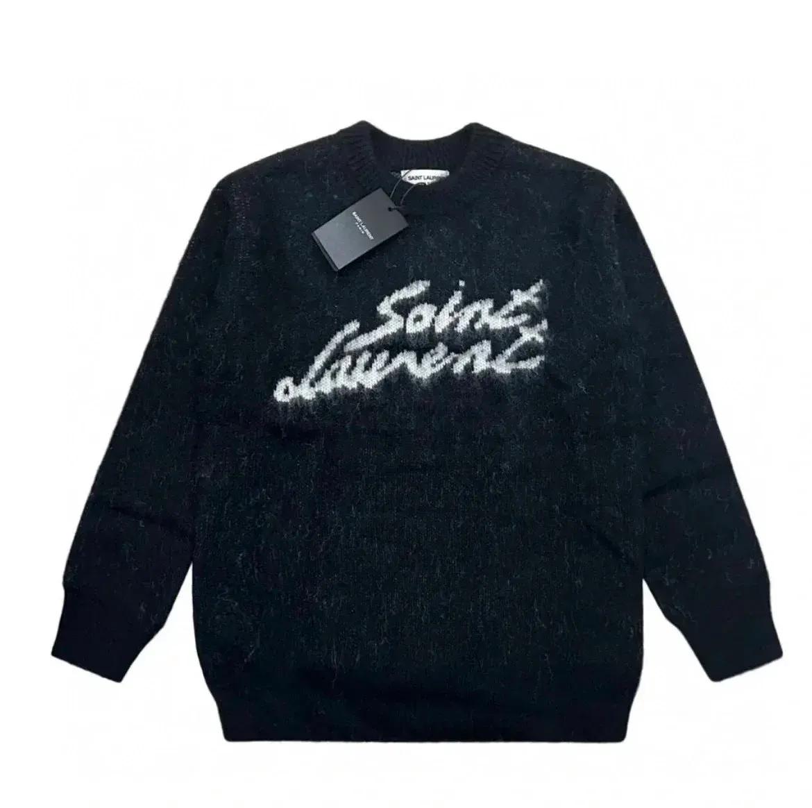 S4int Laurent Script Logo Sweater