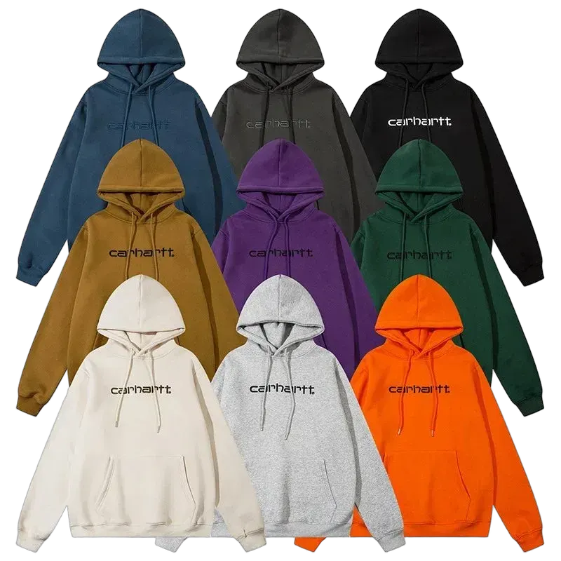 C4rhartt Lettering Pullover Hoodie