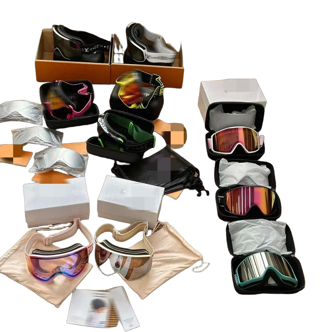 Mirrored Ski Goggles