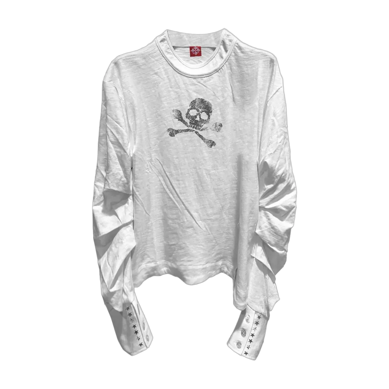 D3TW Skull Graphic Long-sleeve T-shirt