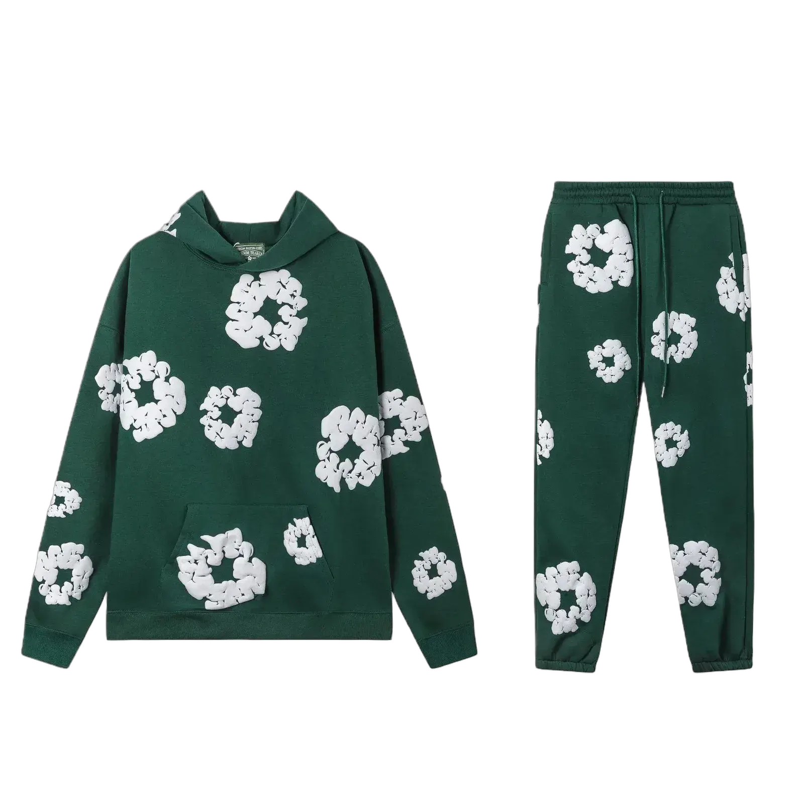 D3nim Tears Wreath Hoodie Tracksuit - Multiple Colors Available