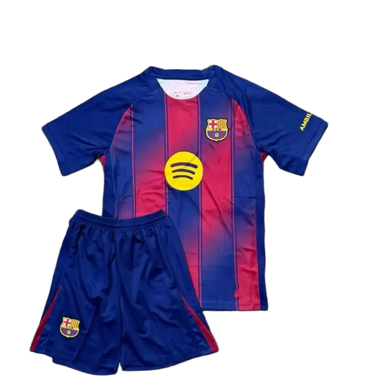 N!ke Barcelona Football Shirt and Shorts Set - Multiple Designs Available