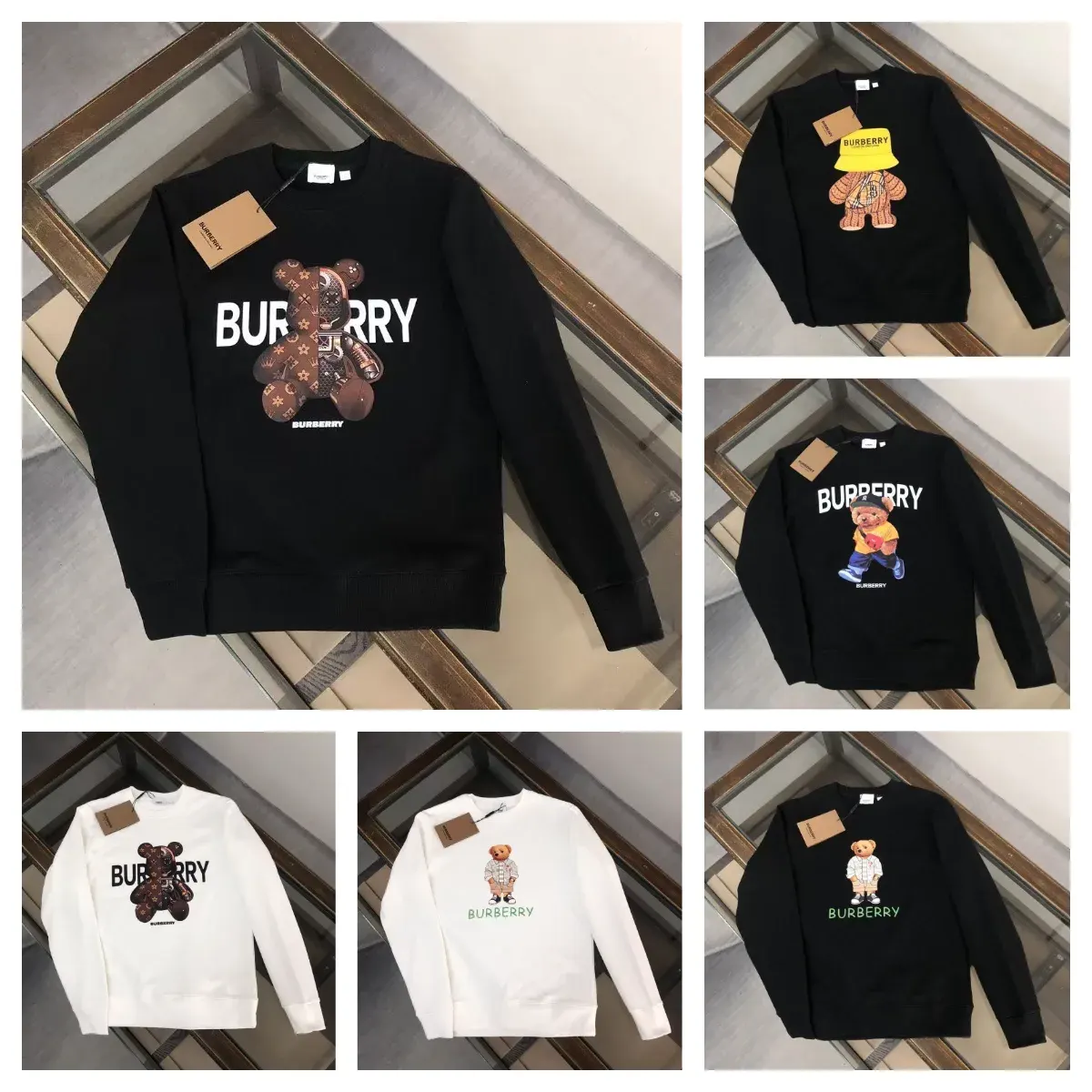 Burberr! Bear Graphic Sweatshirt