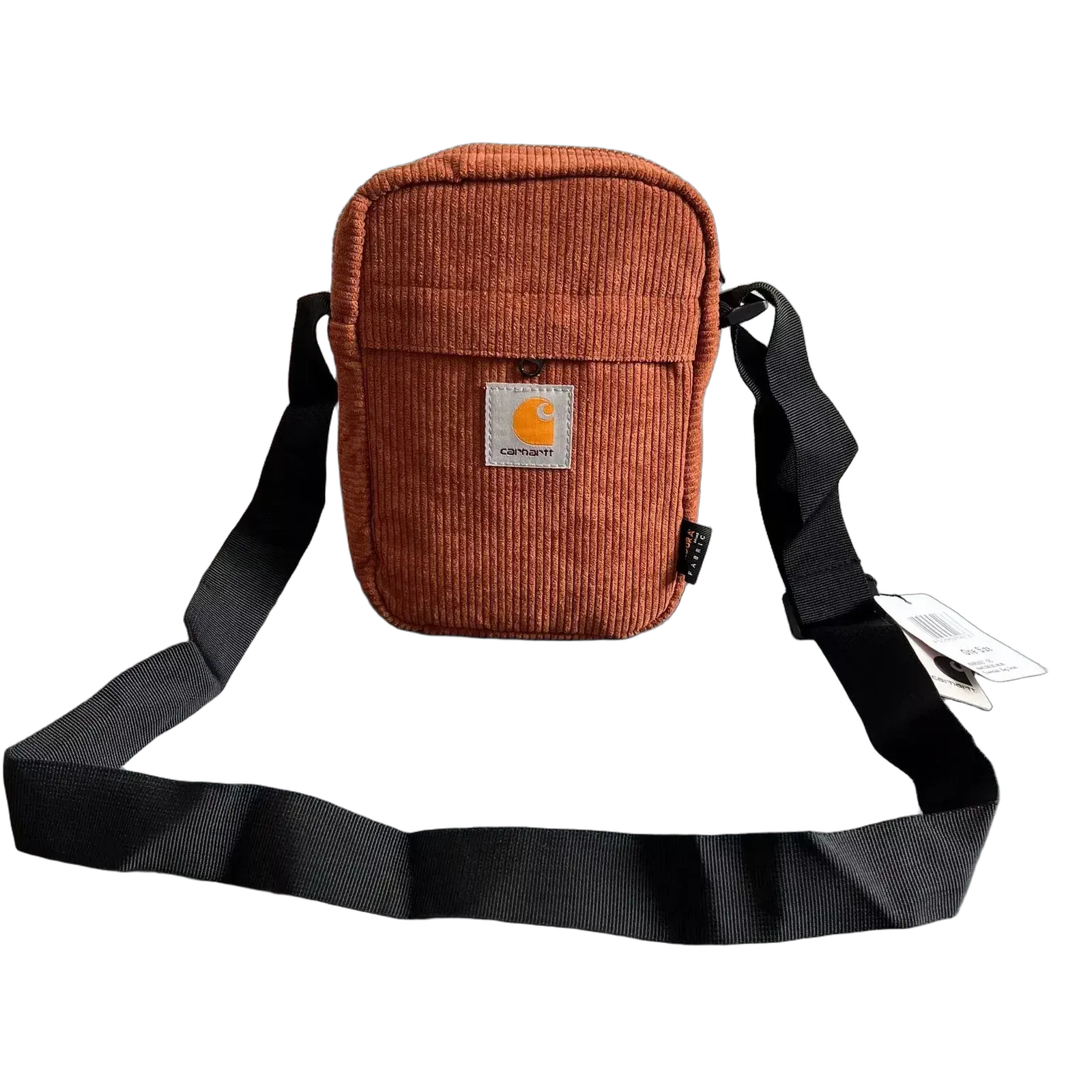 Corduroy crossbody bag: brown