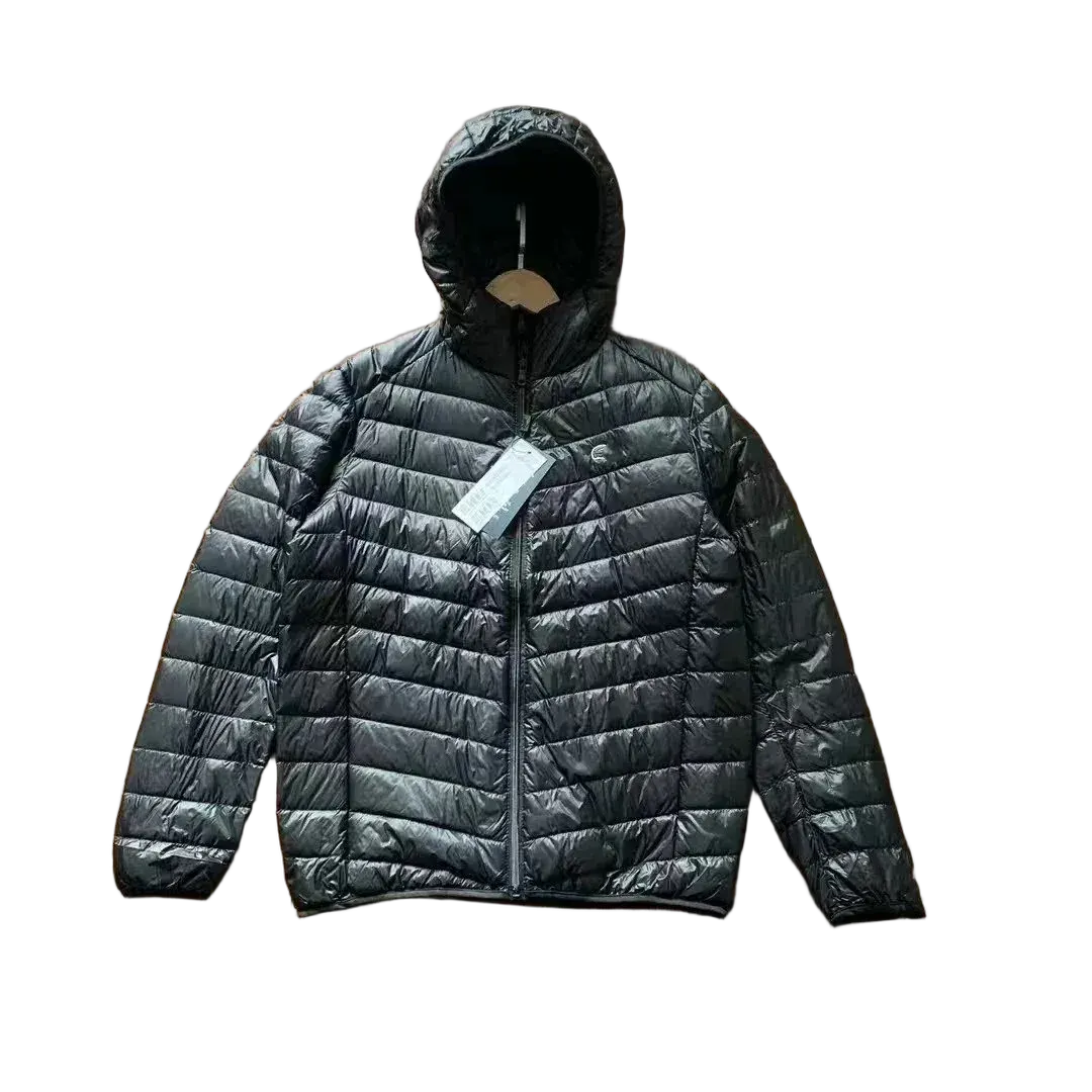 Hooded Down Jacket Black