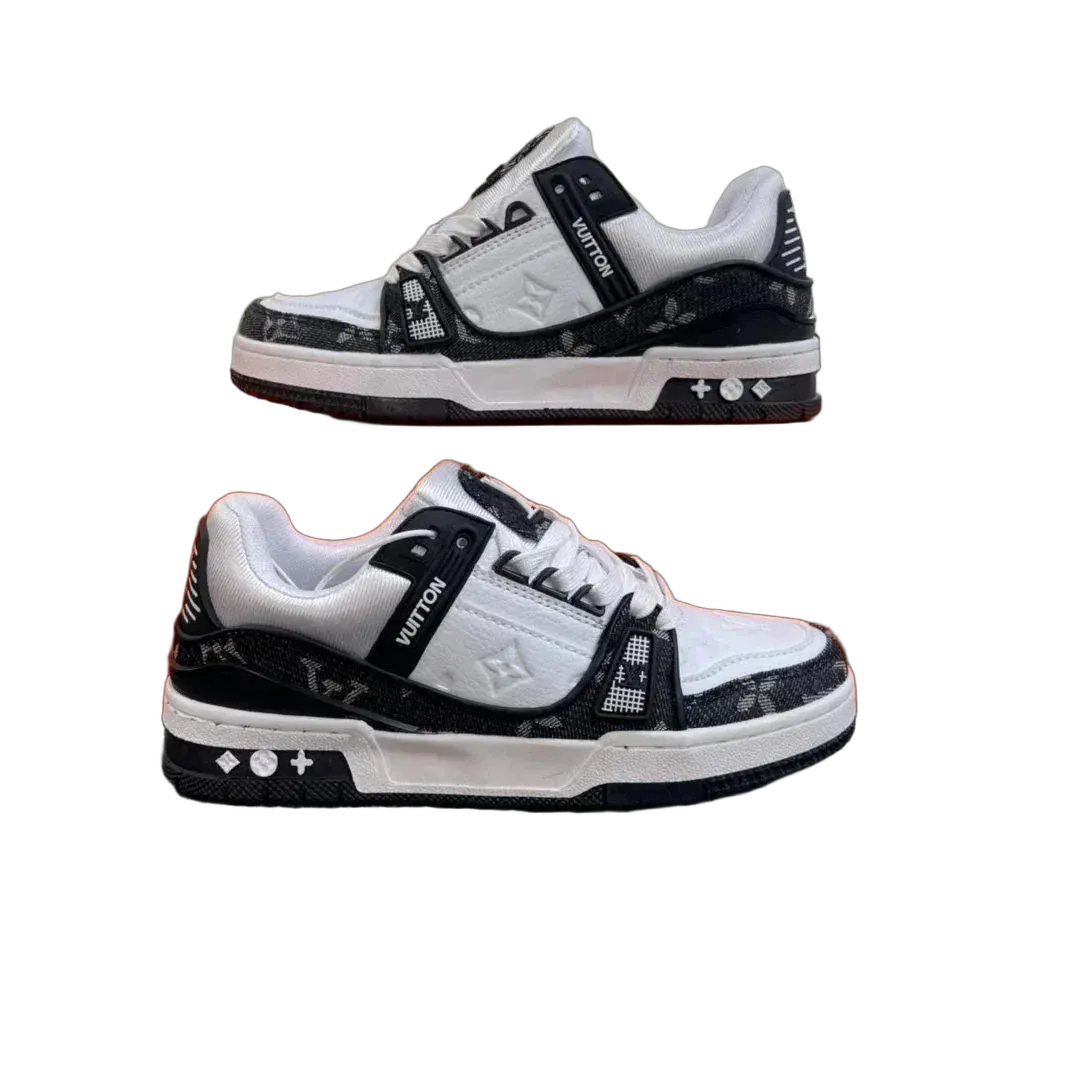 Lou!s Vuitton Trainer sneakers with monogram accents - Multiple Colors Available
