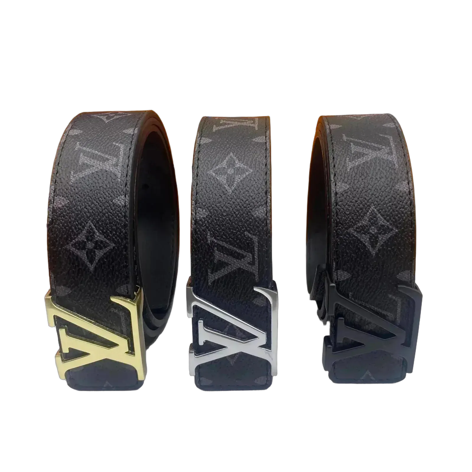 Lou!s Vuitton Monogram LV-Buckle Belt