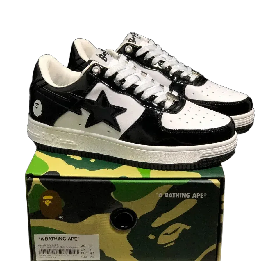 Bape Sta-Black and White Panda