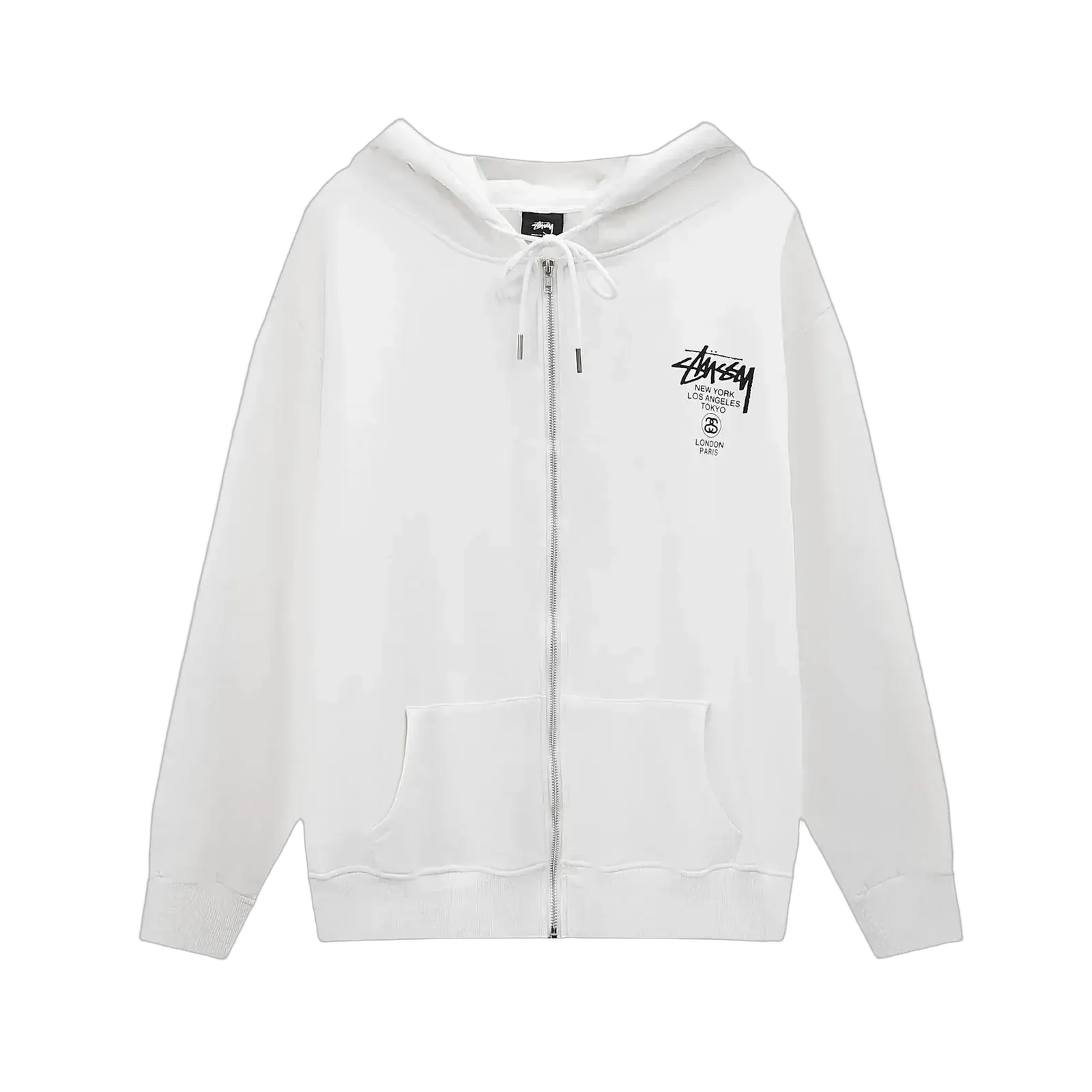 S 608 White zipper