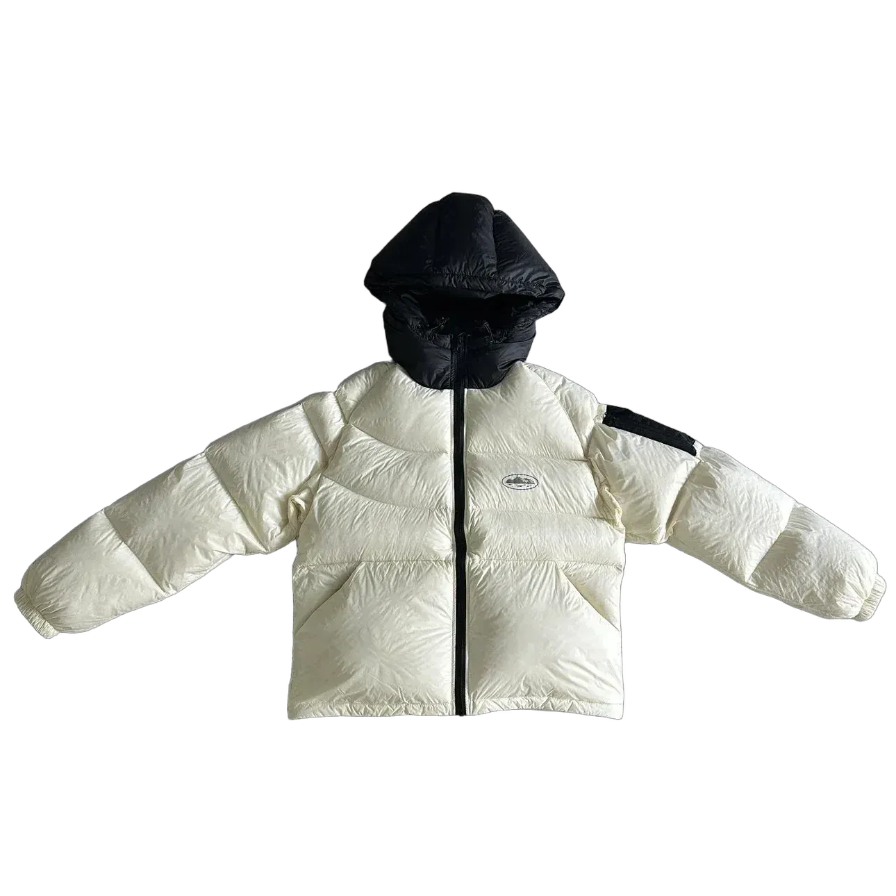 M0ncler Puffer Jacket with Black Hood