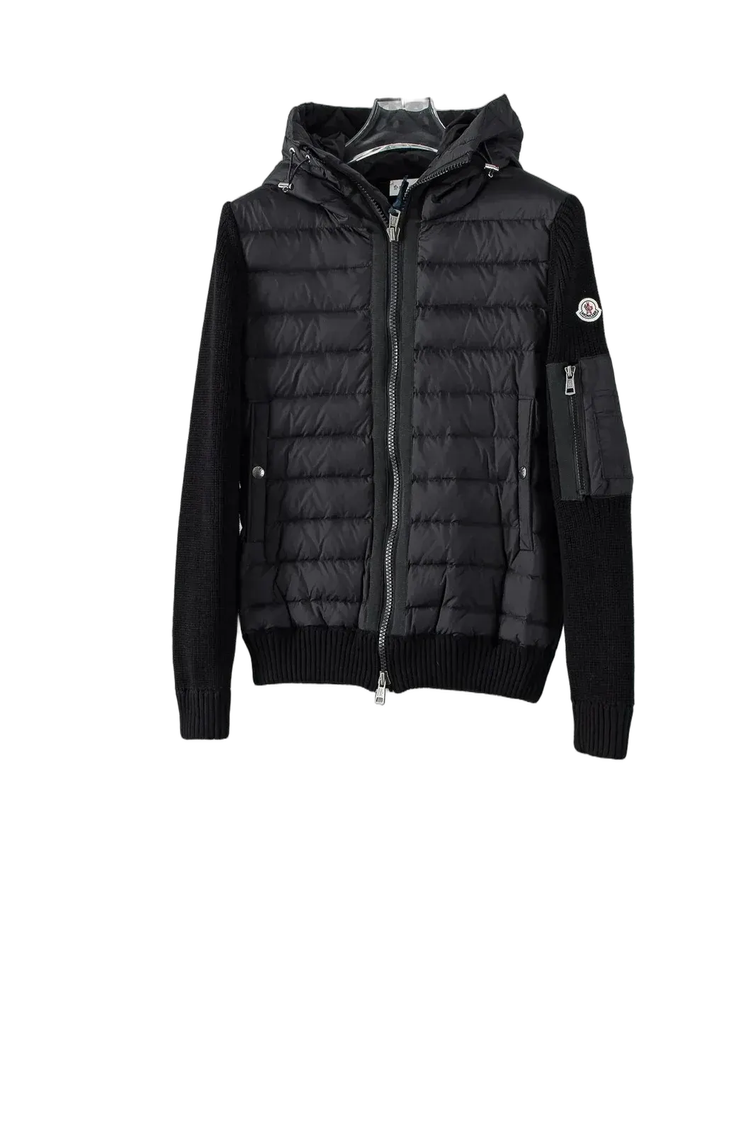 Monc1er Hooded Hybrid Cardigan Jacket
