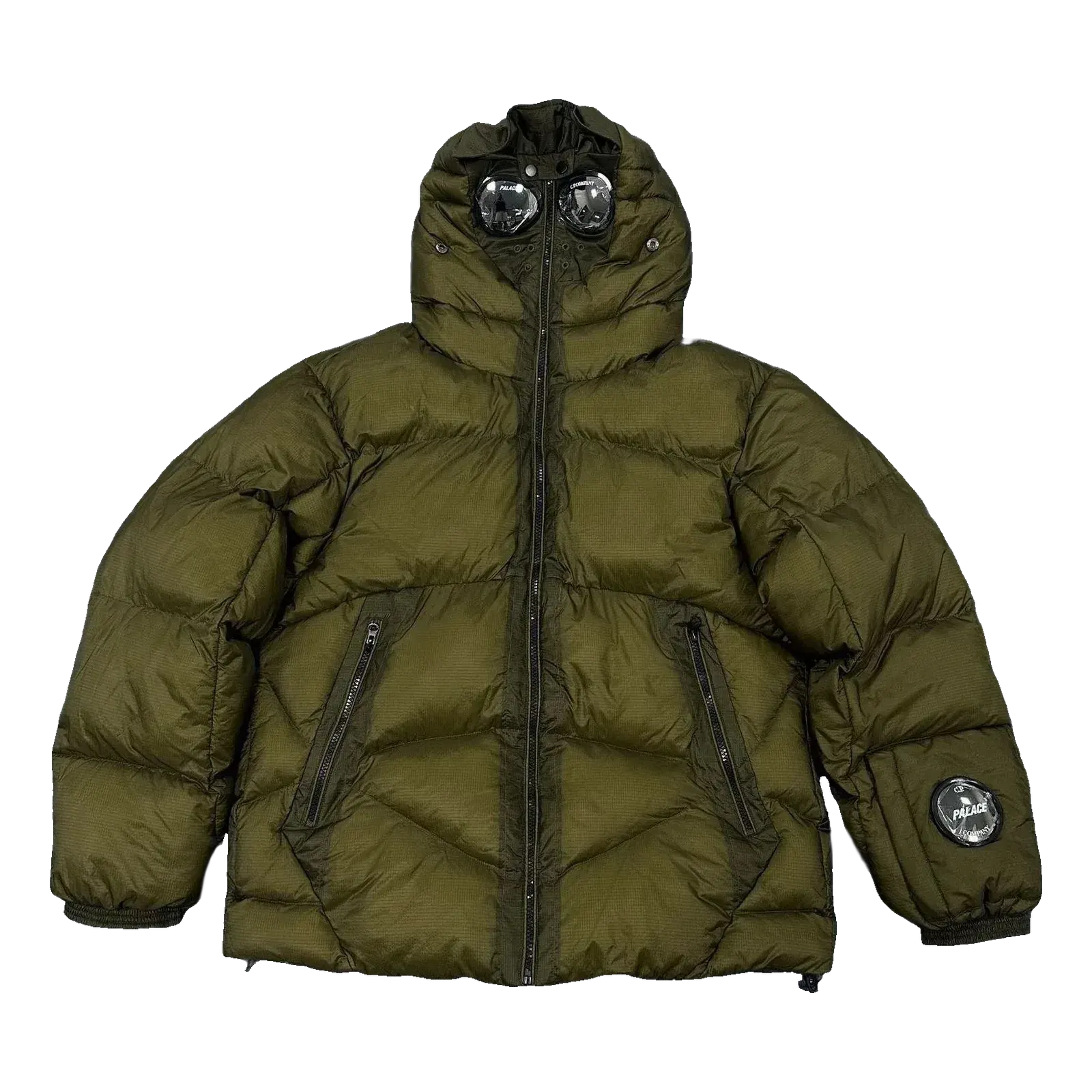 P4lace x C.P. Company Goggle Puffer Jacket